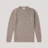 Knitwear And Sweatshirts DE BONNE FACTURE | De Bonne Facture French Undyed Wool Crewneck Sweater