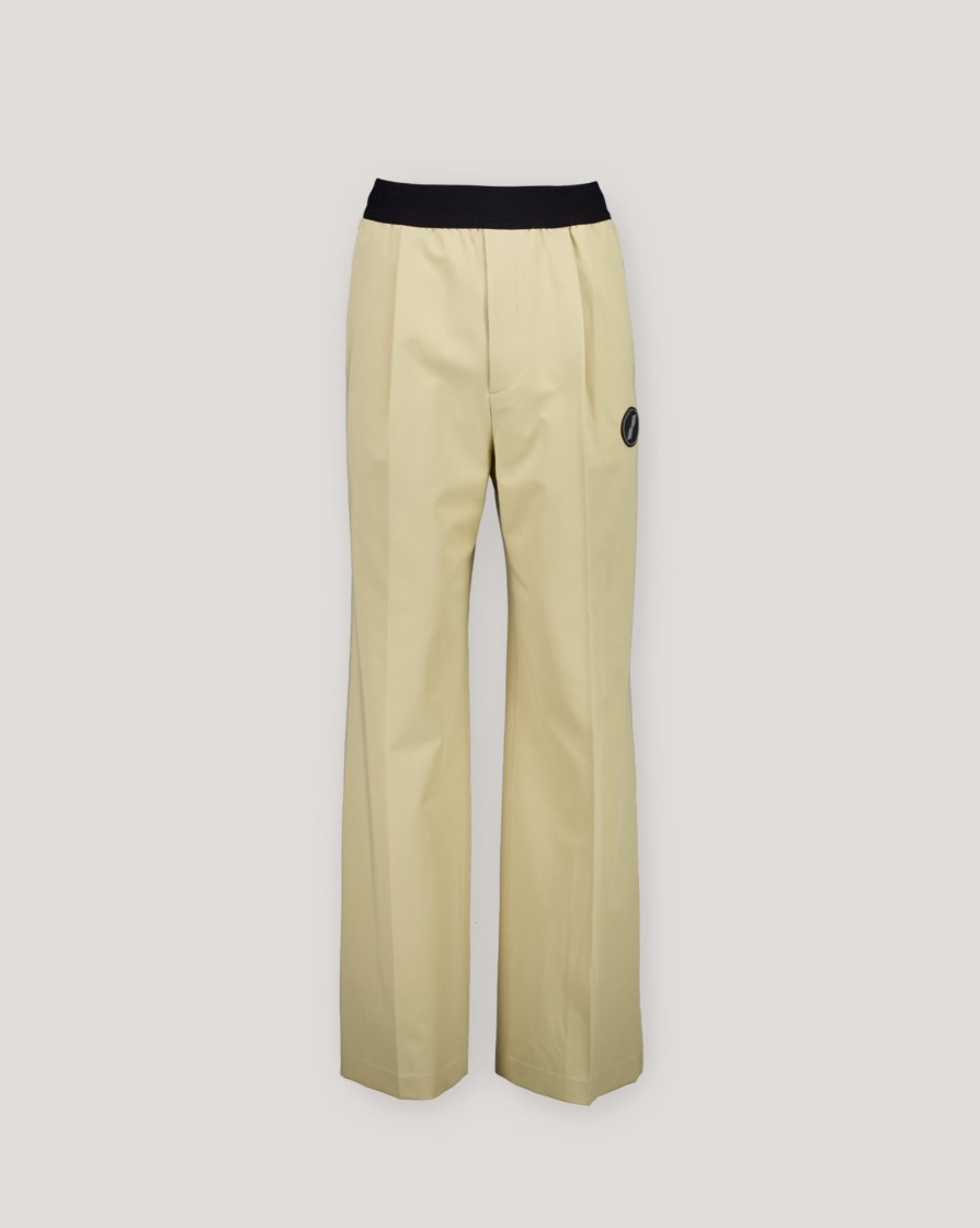 Trousers WE11DONE | We11Done Beige Logo Trousers