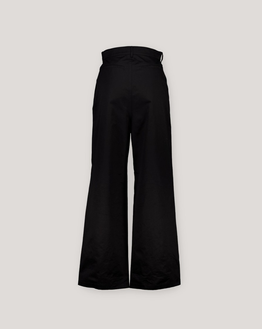 Trousers WE11DONE | We11Done Black Mens Western Embroidered Pants