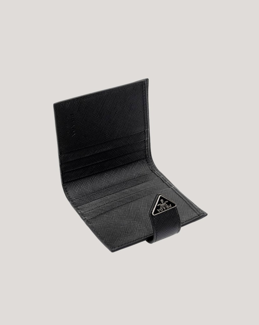 Accessories PRADA | Prada Saffiano Clip Wallet And Card Holder