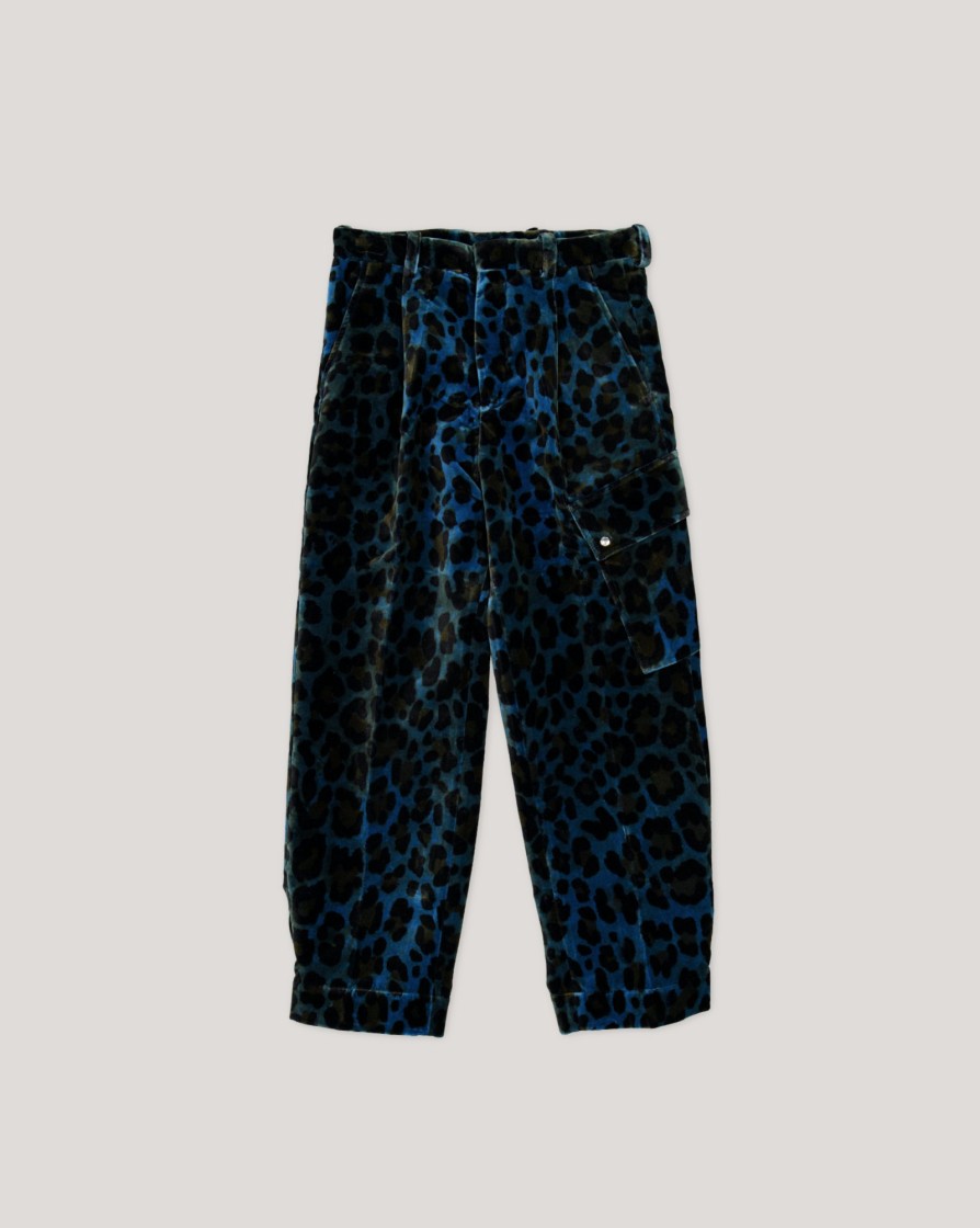 Trousers OAMC | Oamc Combine Leopard Pant