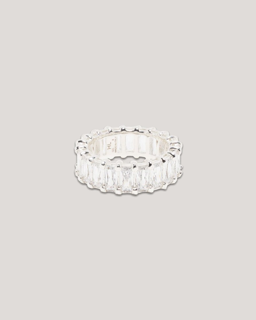 Jewellery HATTON LABS | Hatton Labs Baguette Eternity Ring Clear