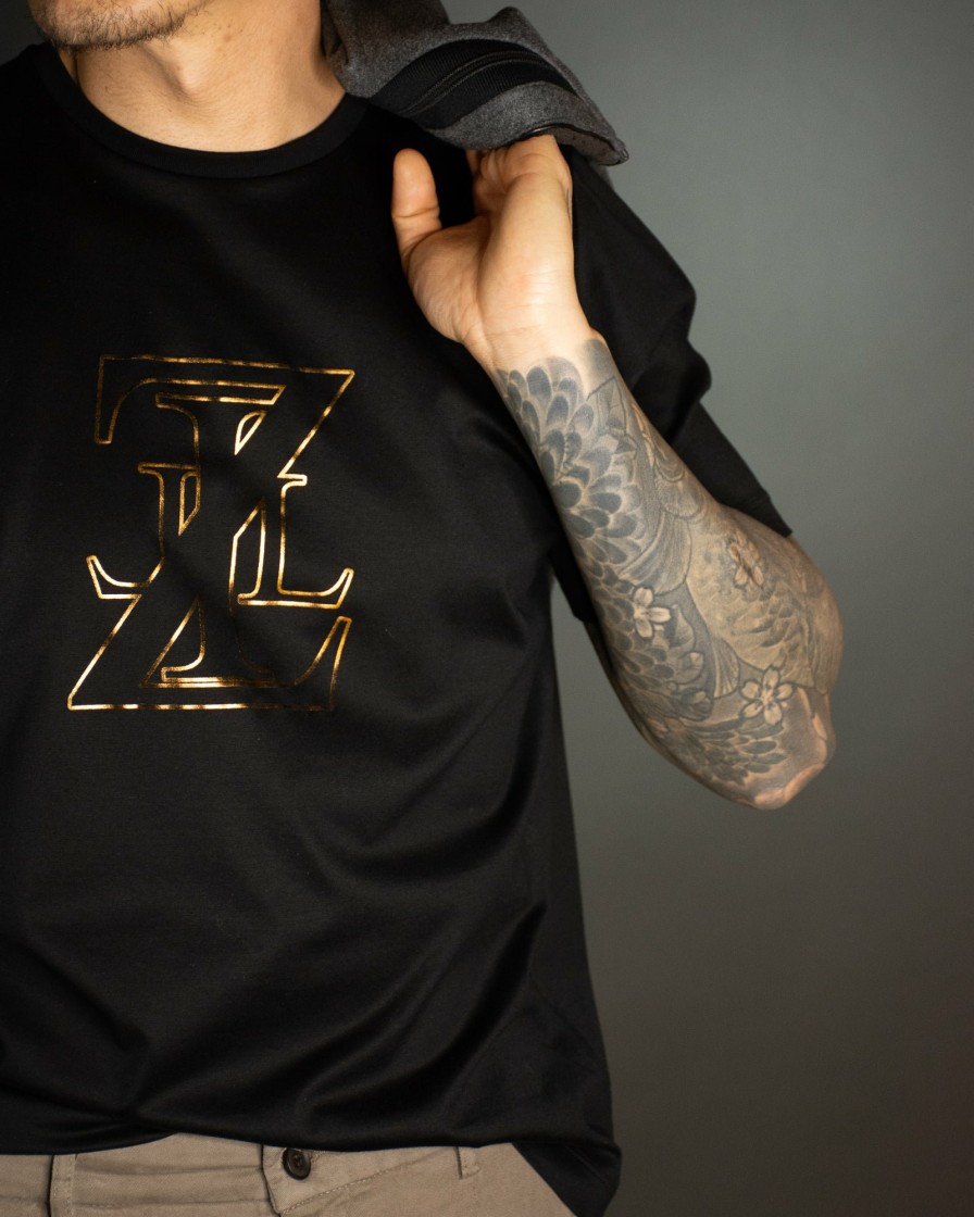 T-Shirts ZILLI | Zilli Zz Logo Tee