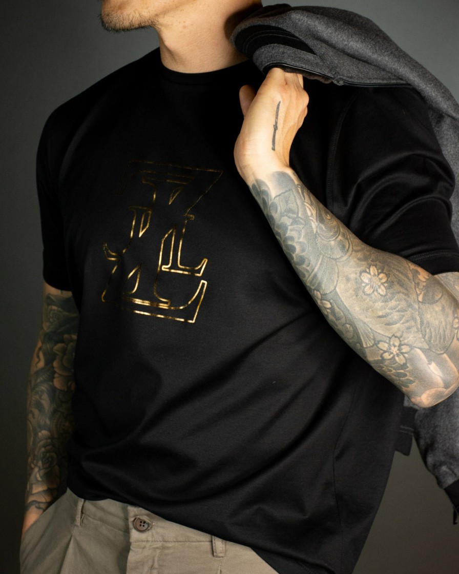 T-Shirts ZILLI | Zilli Zz Logo Tee