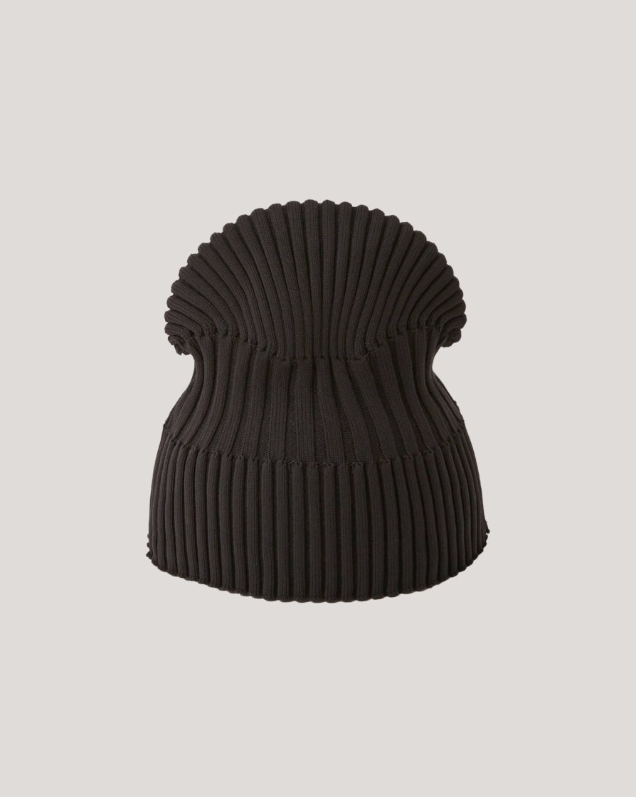 Accessories CFCL | Cfcl Vol.5 Fluted Beanie Black