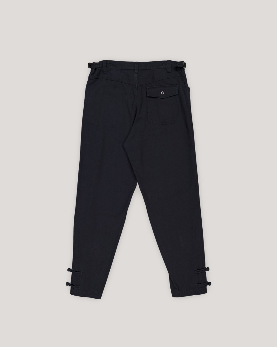 Trousers UNDERCOVER | Undercover Adjustable Side Tab Trouser W/Frogging Hem Detail