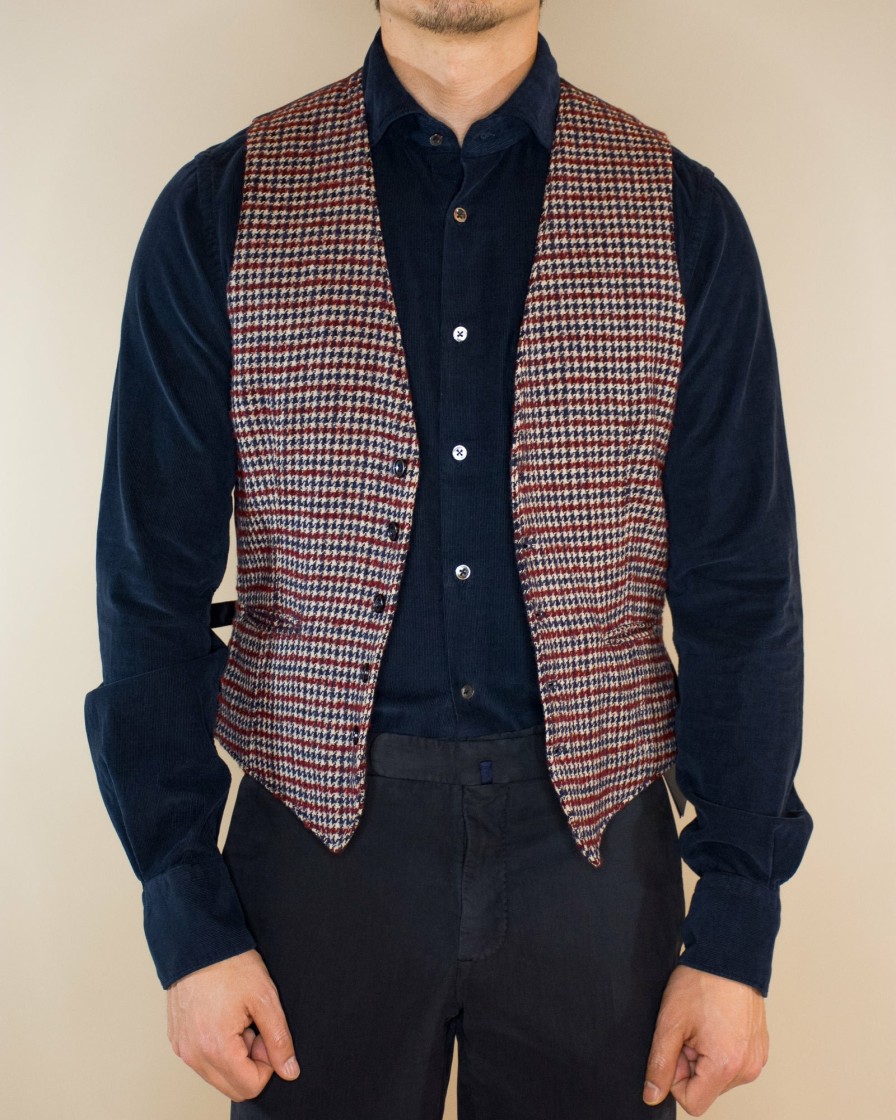 Outerwear SLOWEAR | Slowear Houndstooth Gilet