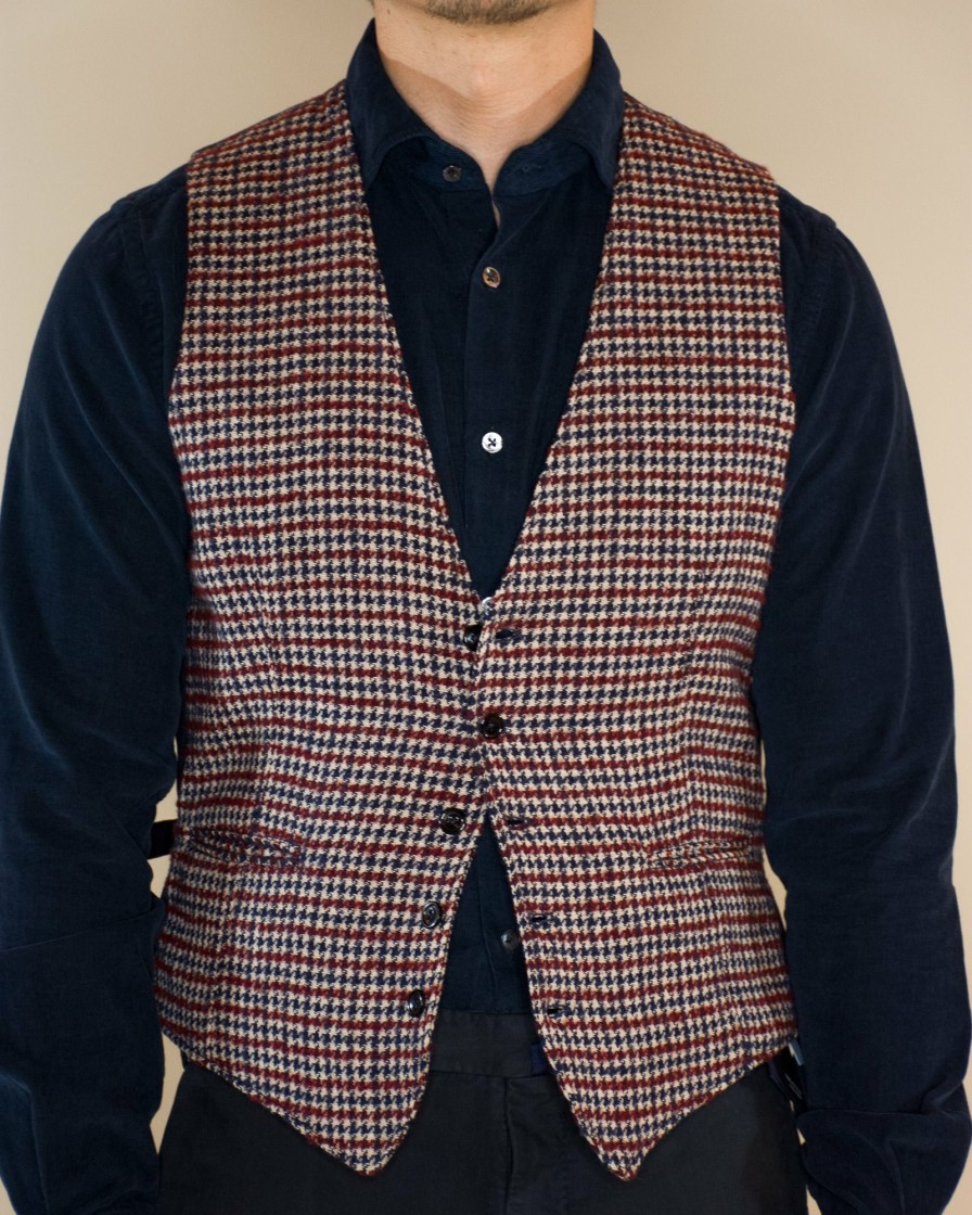 Outerwear SLOWEAR | Slowear Houndstooth Gilet