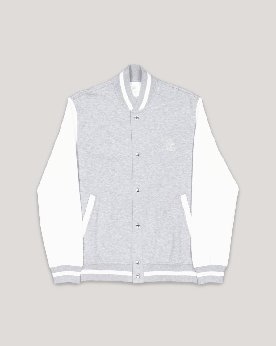 Knitwear And Sweatshirts BRUNELLO CUCINELLI | Brunello Cucinelli Varsity Track Jacket