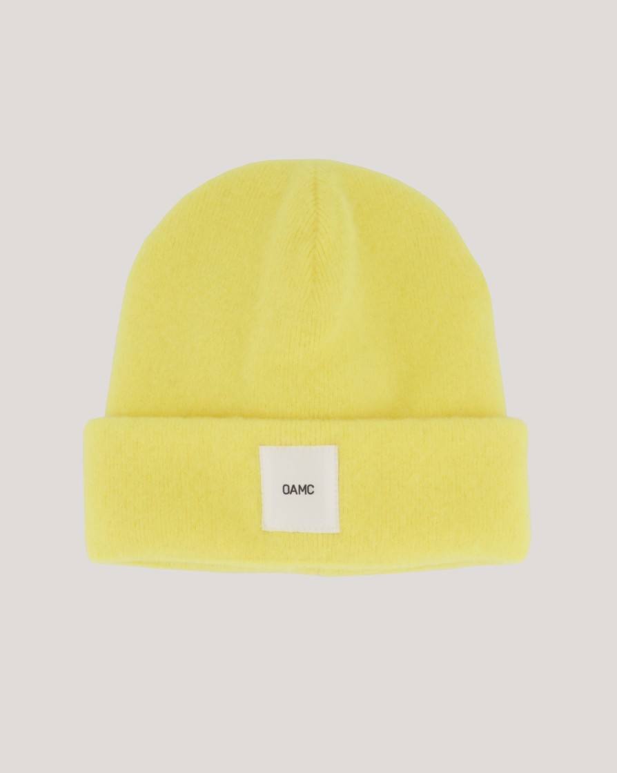 Accessories OAMC | Oamc Whistler Brushed Beanie Lemon