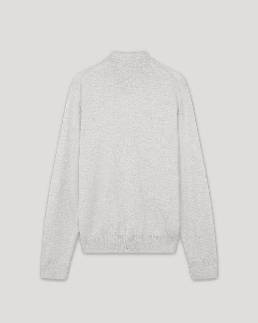 Knitwear And Sweatshirts KITSUNE | Maison Kitsune Bold Fox Head Patch Polo Jumper