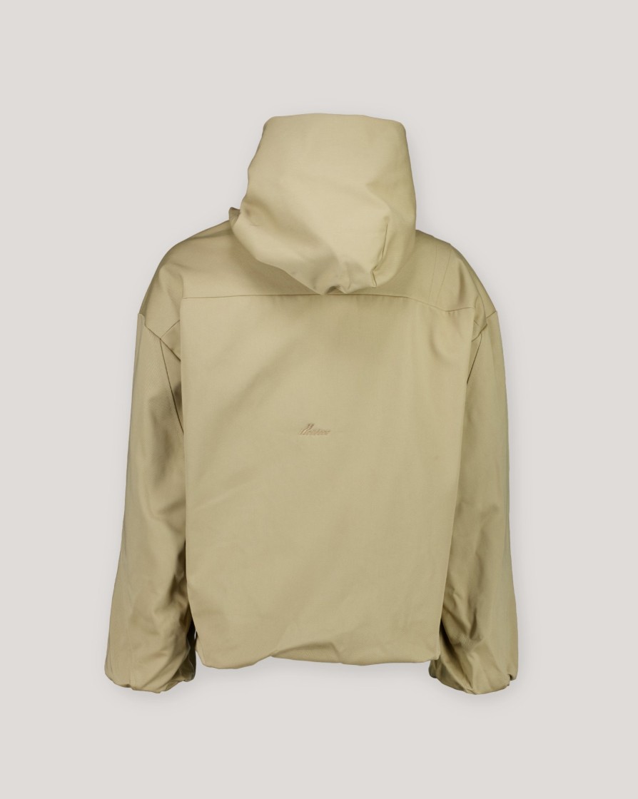 Knitwear And Sweatshirts WE11DONE | We11Done Beige Twisted Hoodie