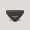 Accessories PRADA | Prada Saffiano Triangle Coin Purse