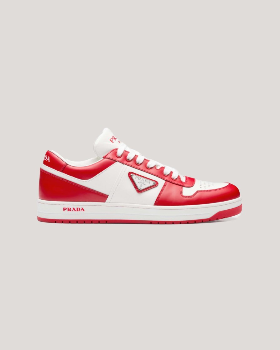 Footwear PRADA | Prada Downtown Leather Sneakers