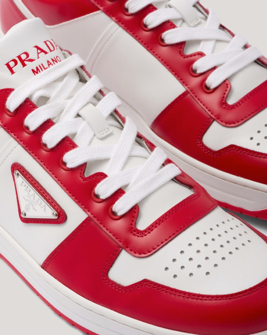 Footwear PRADA | Prada Downtown Leather Sneakers