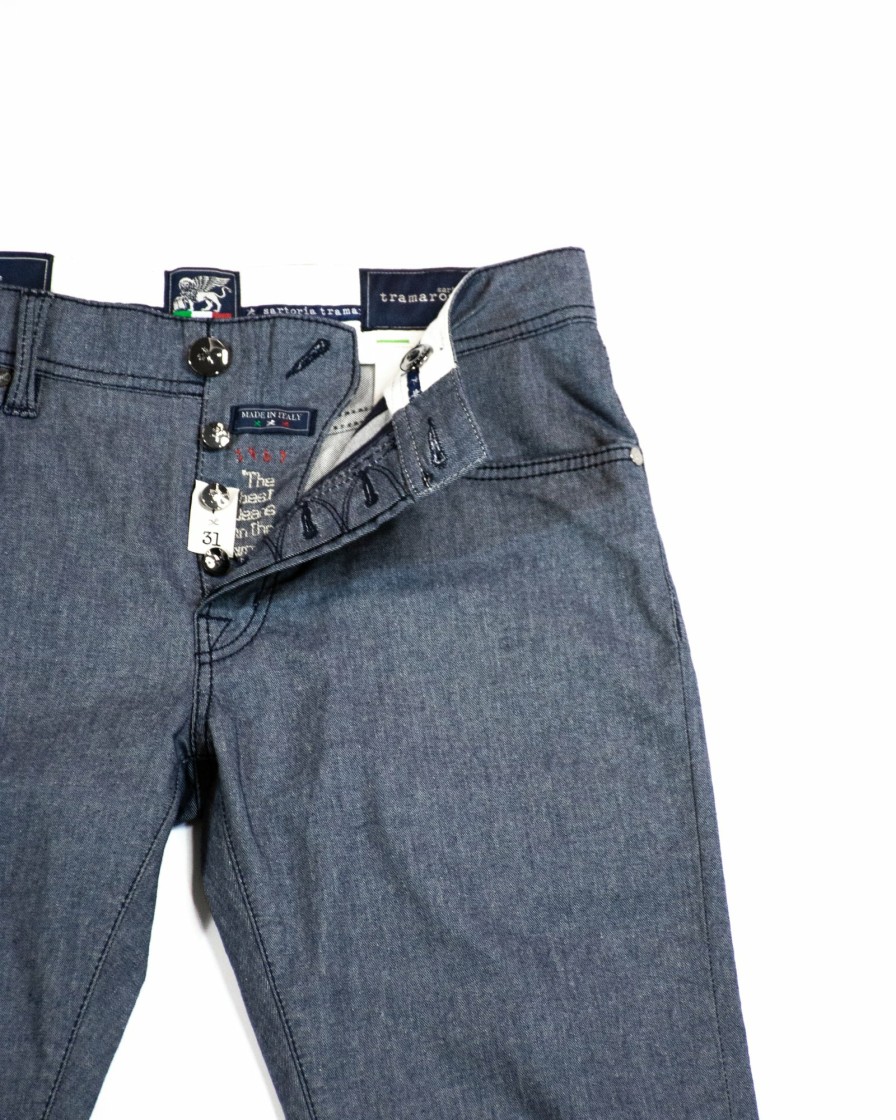 Trousers TRAMAROSSA | Tramarossa Leonardo 5 Pocket Light Denim Jean