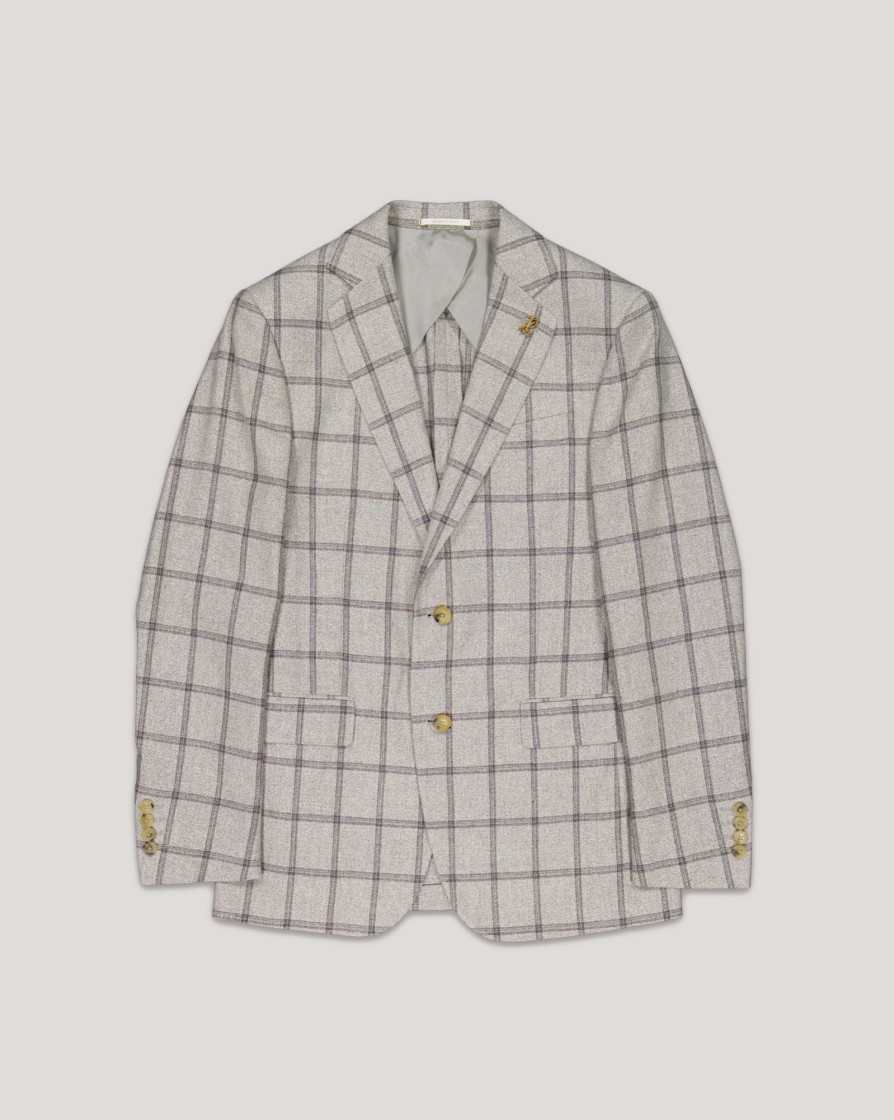 Outerwear PAL ZILERI | Pal Zileri Vicenza Sb Hl Jp Sports Jacket Grey Check