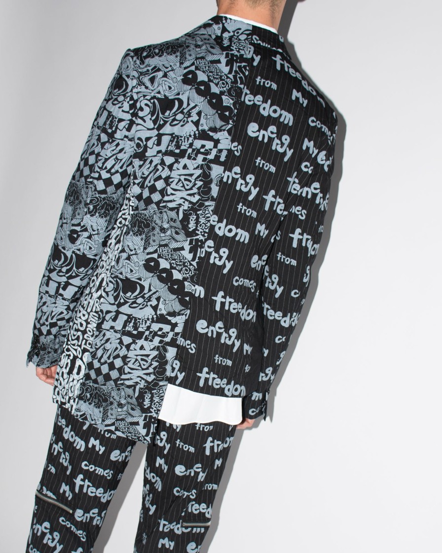 Outerwear CDG BLACK | Cdgb Jacquard Jacket