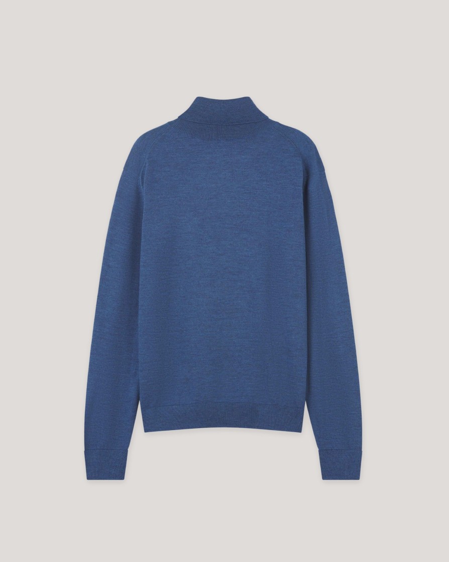 Knitwear And Sweatshirts KITSUNE | Maison Kitsune Bold Fox Head Patch Regular Turtleneck